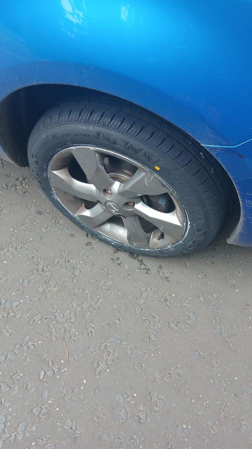Nissan mobile tyre fitting service completed by Roadside Tyre Rescue